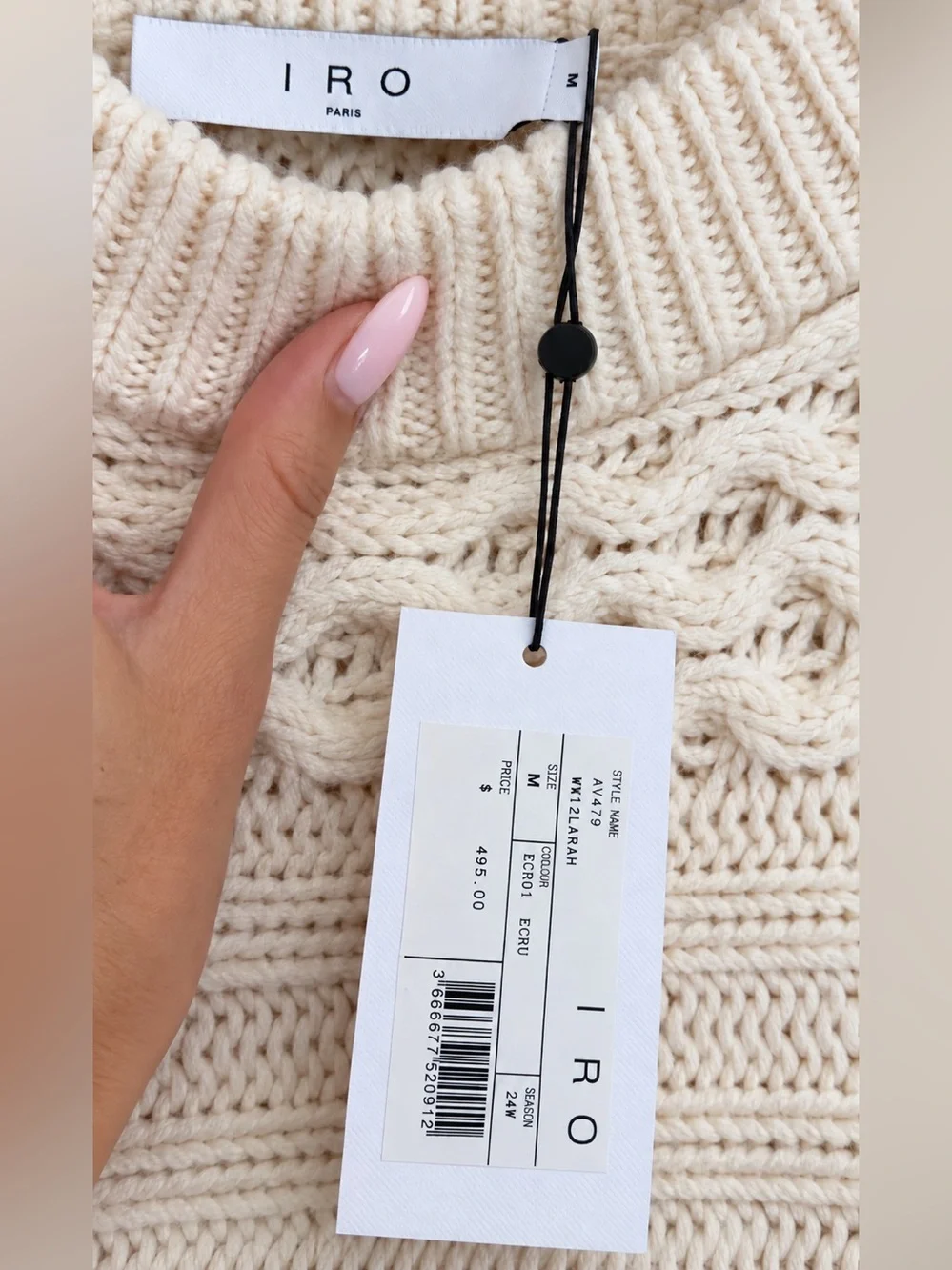 IRO Paris Larah Cable Knit Sweater